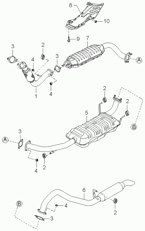 KIA 28950-4A160 - Катализатор unicars.by