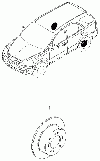 KIA 58411-3E300 - Тормозной диск unicars.by