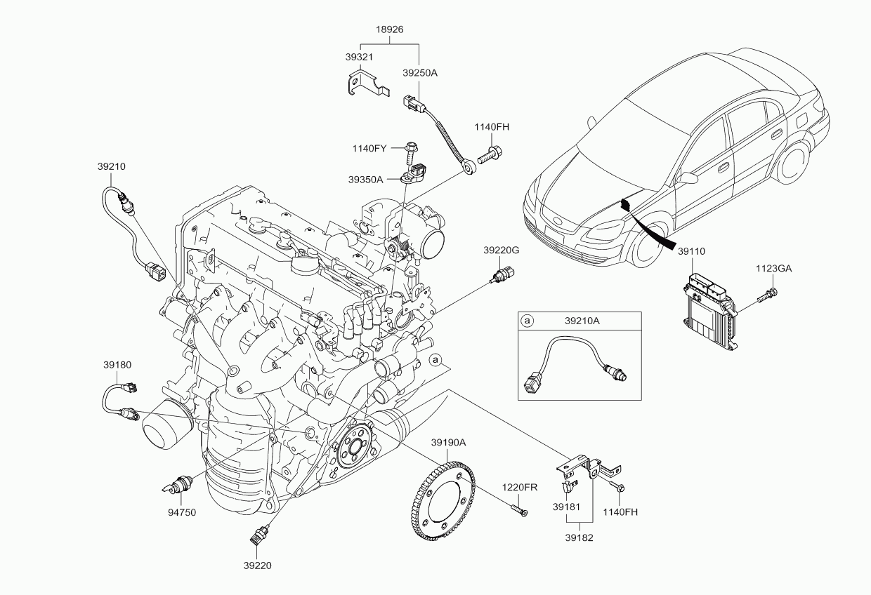 Hyundai 3921026620 - Лямбда-зонд, датчик кислорода unicars.by