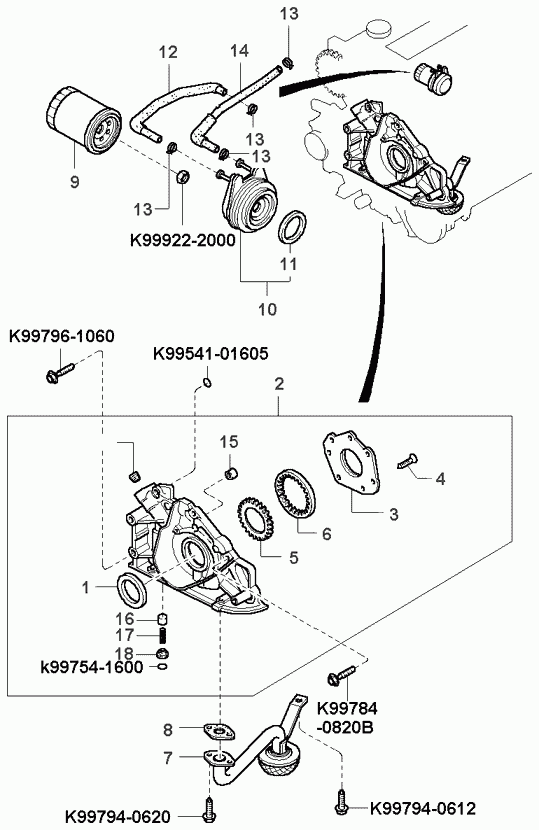 KIA 0 JE15 14302 - Масляный фильтр unicars.by