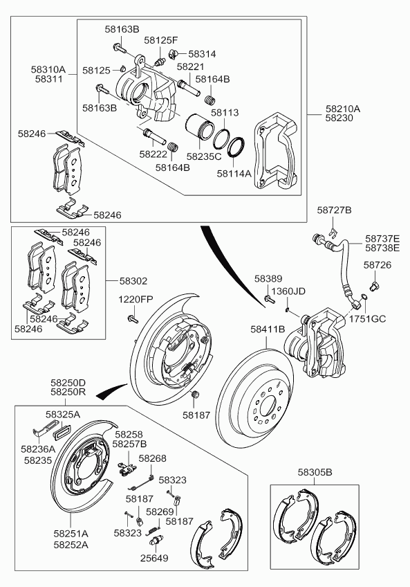 Buessing 58302-2PA70 - Тормозные колодки, дисковые, комплект unicars.by