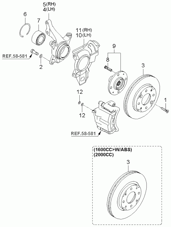 KIA 51718-2D030 - Комплект подшипника ступицы колеса unicars.by