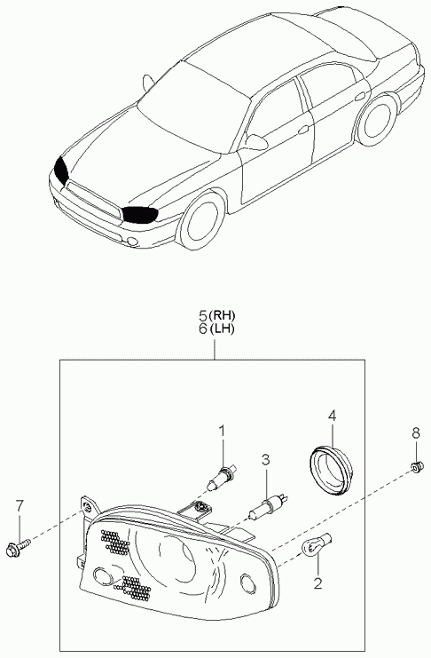 KIA 0K2BA51B05 - Стартер unicars.by