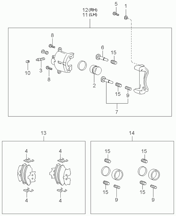 Hyundai 58101-3CA80 - Тормозные колодки, дисковые, комплект unicars.by