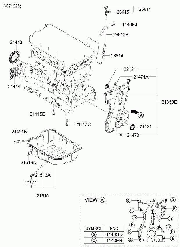 Hyundai 21421-25001 - Уплотнительное кольцо, резьбовая пробка маслосливного отверстия unicars.by