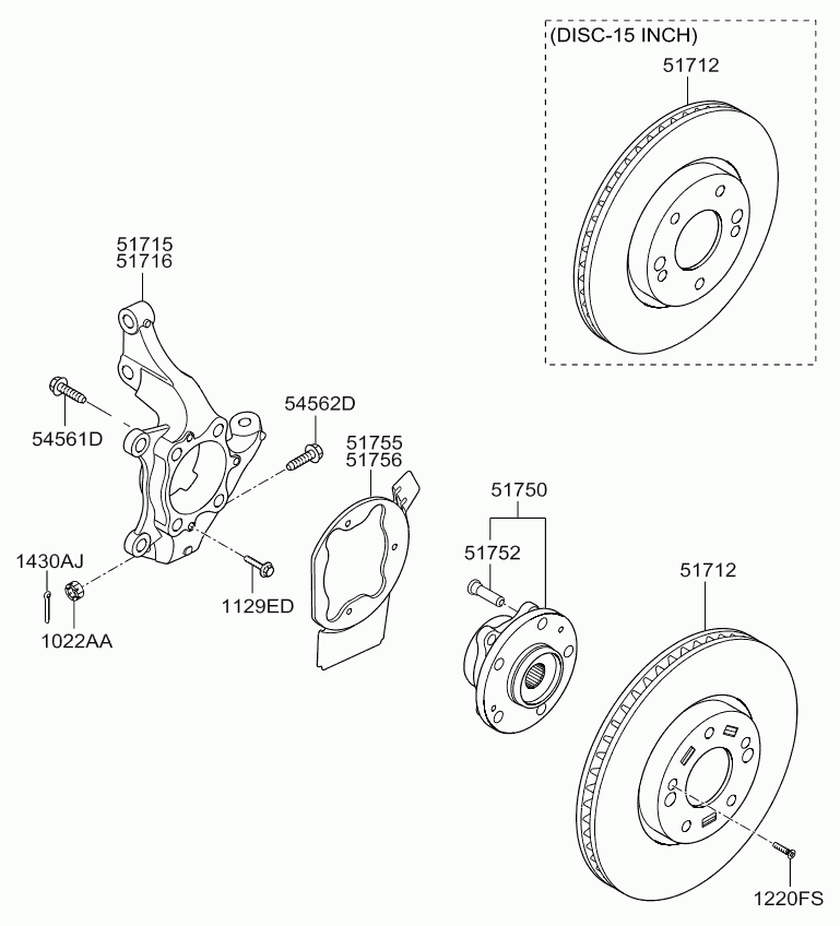 Hyundai 51712-2L500 - Тормозной диск unicars.by