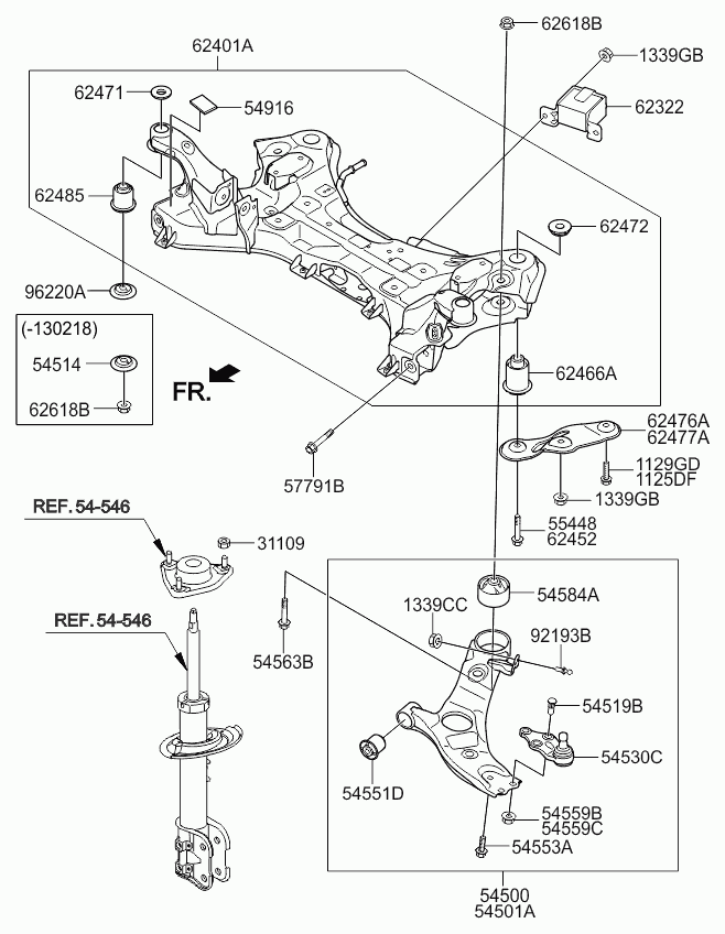 KIA 54500-2P200 - Рычаг подвески колеса unicars.by