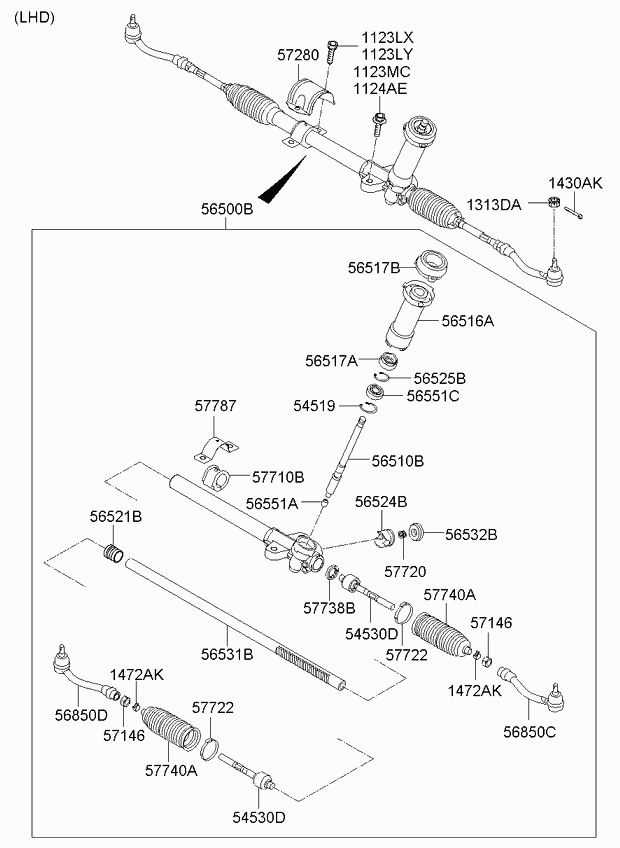 KIA 57740-2K010 - Пыльник, рулевое управление unicars.by