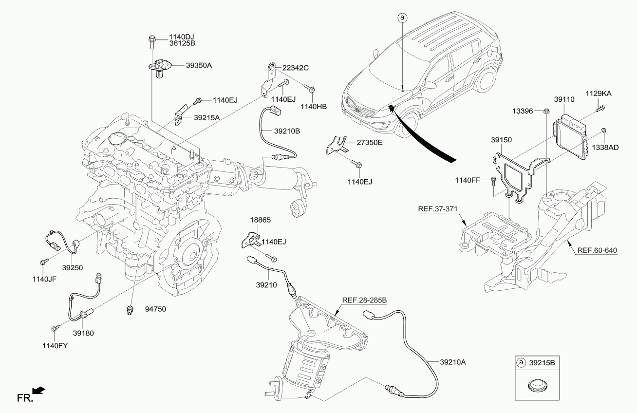 KIA 39210-2E210 - Датчик, давление выхлопных газов unicars.by