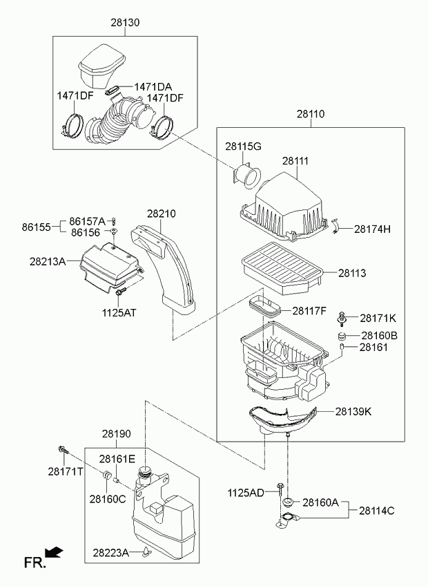 Hyundai 1471146006B - Масляный фильтр unicars.by