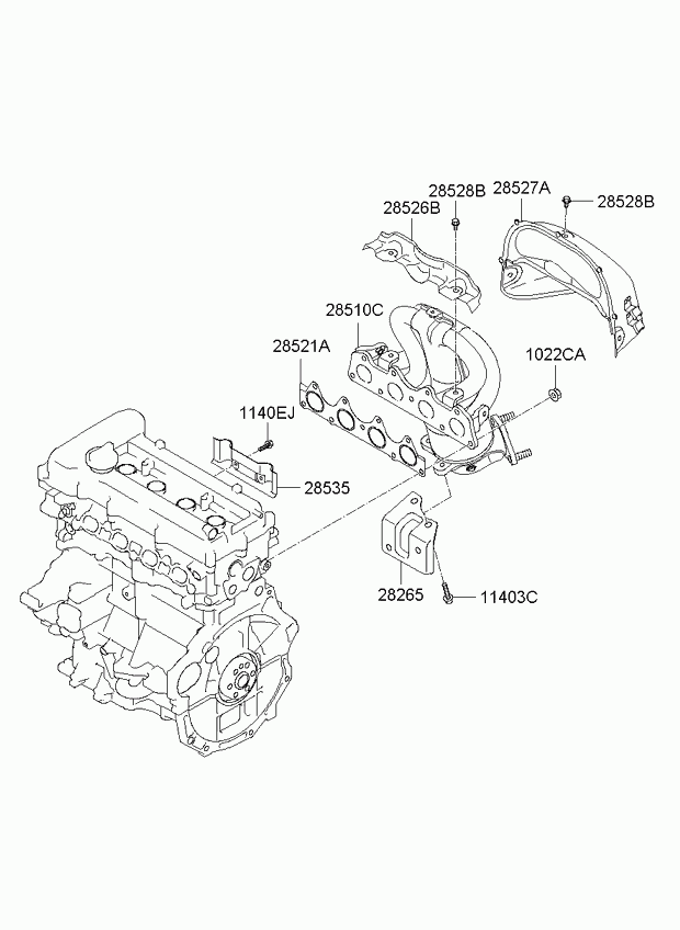 Hyundai 28510-2B460 - Катализатор unicars.by