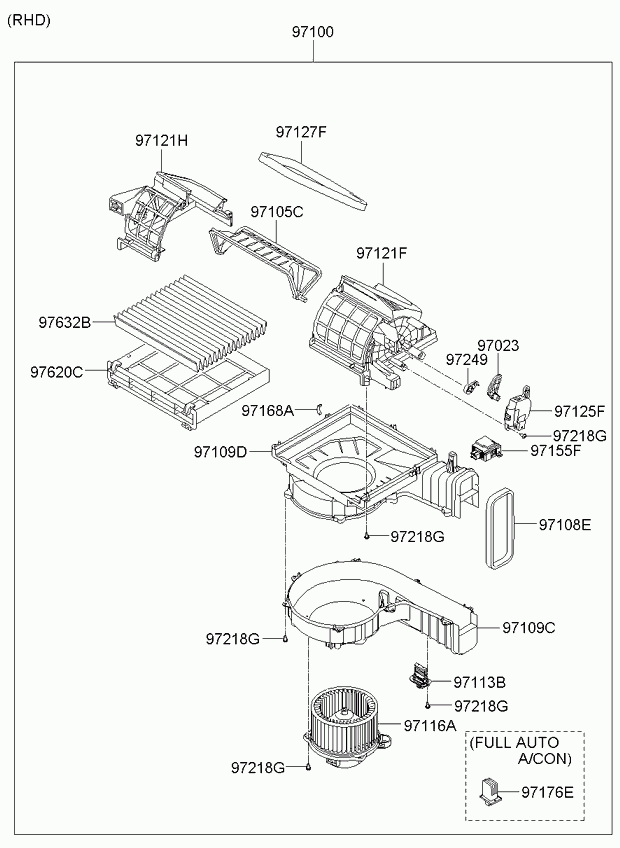 Hyundai 97133-2G000 - Фильтр воздуха в салоне unicars.by