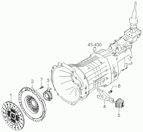 KIA 41412-4Z-000 - Выжимной подшипник сцепления unicars.by