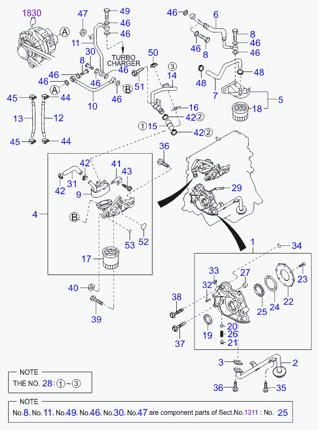 KIA 0RF0323802B - Масляный фильтр unicars.by