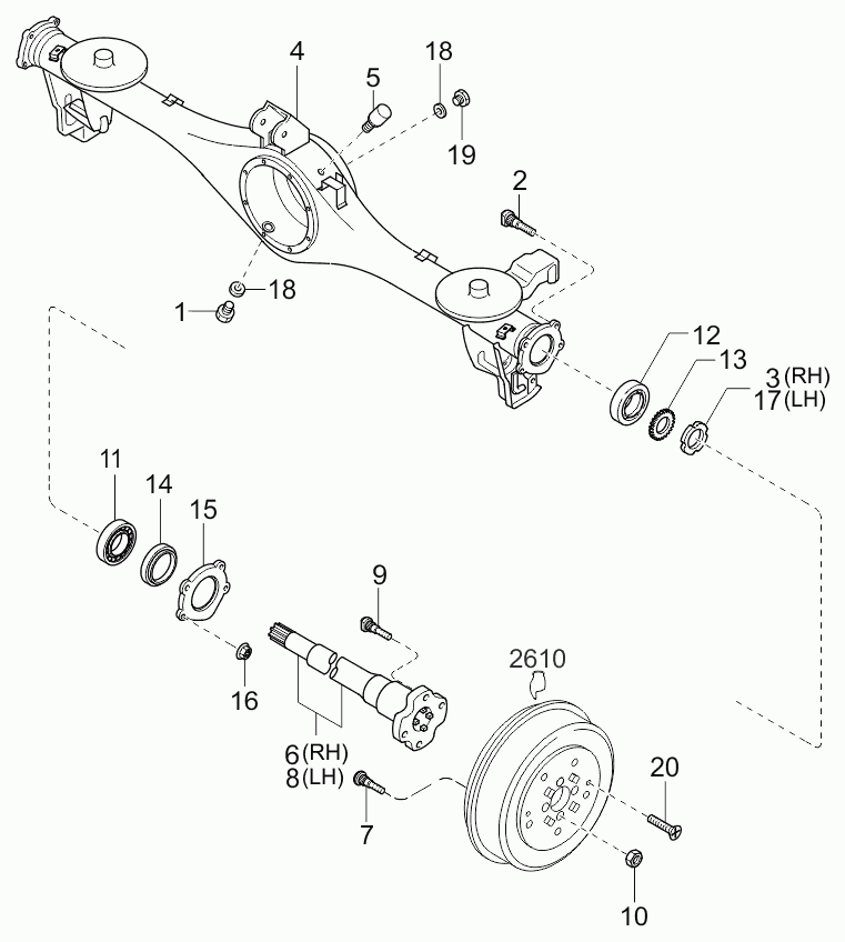 Hyundai 0K72A-26-151 - Комплект подшипника ступицы колеса unicars.by