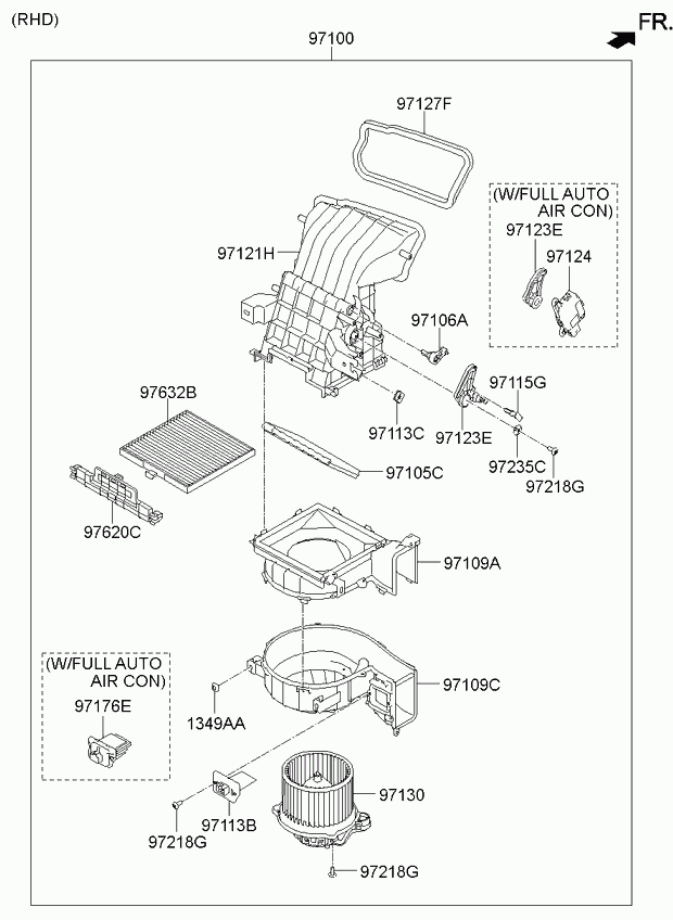 Hyundai 97133-07010 - Фильтр воздуха в салоне unicars.by