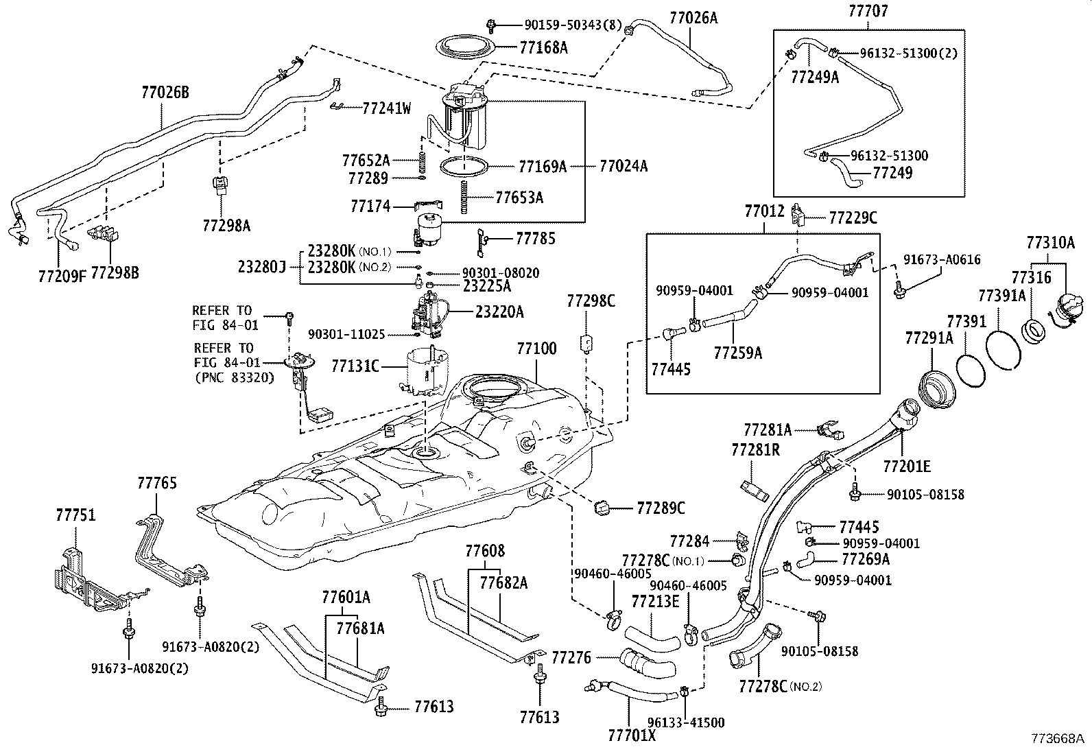 TOYOTA 2322036011* - Топливный насос unicars.by