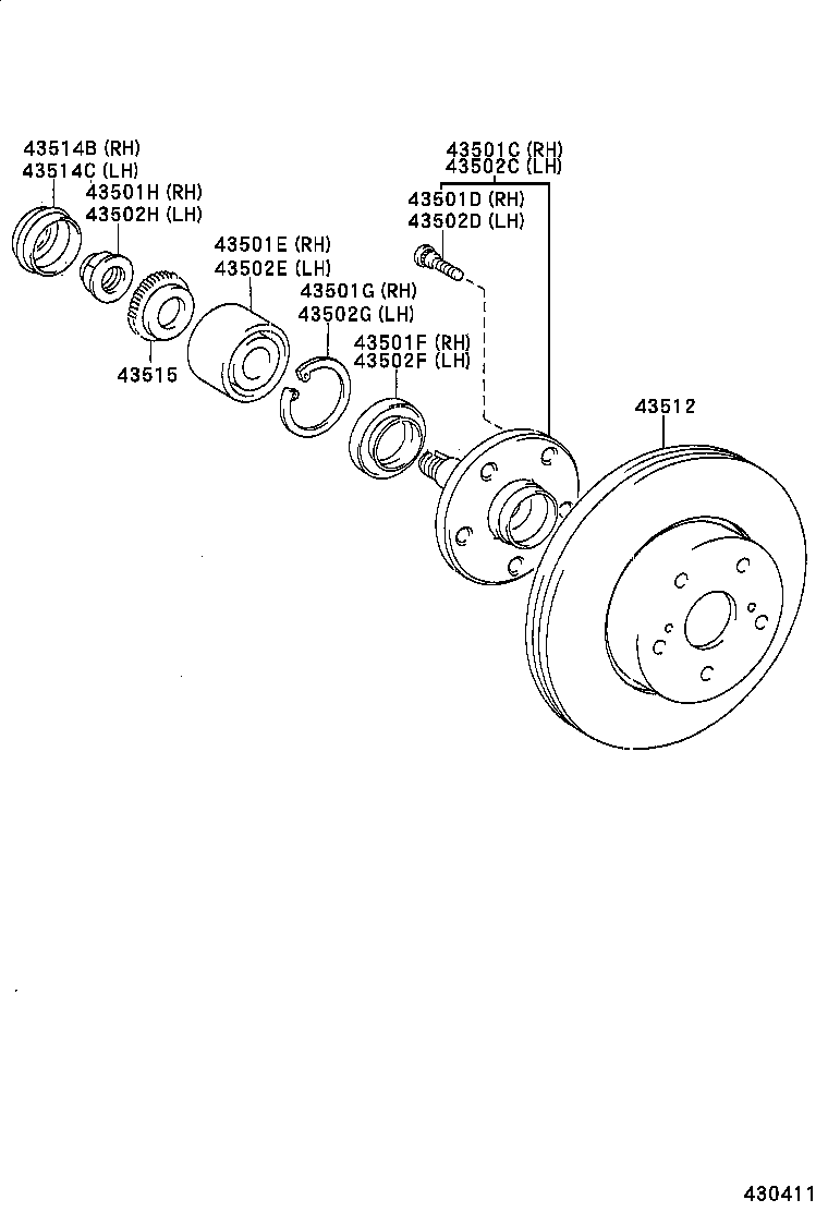 Suzuki 4351250100 - Тормозной диск unicars.by