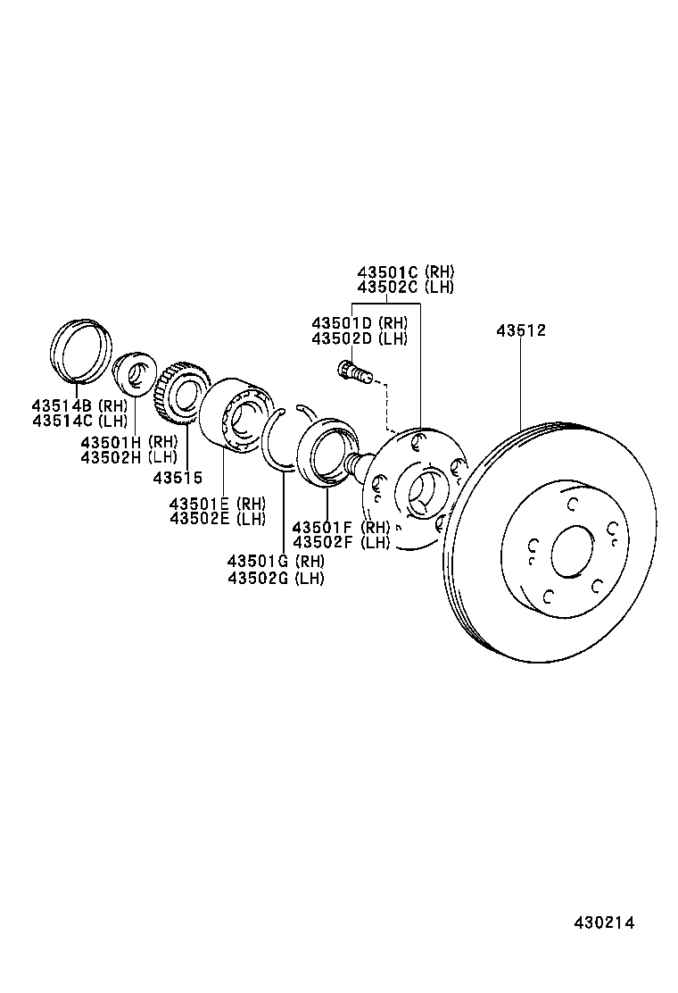 LEXUS 4351230190 - Тормозной диск unicars.by