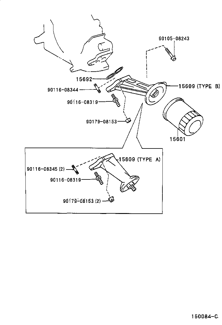 TOYOTA 9091520002 - Масляный фильтр unicars.by