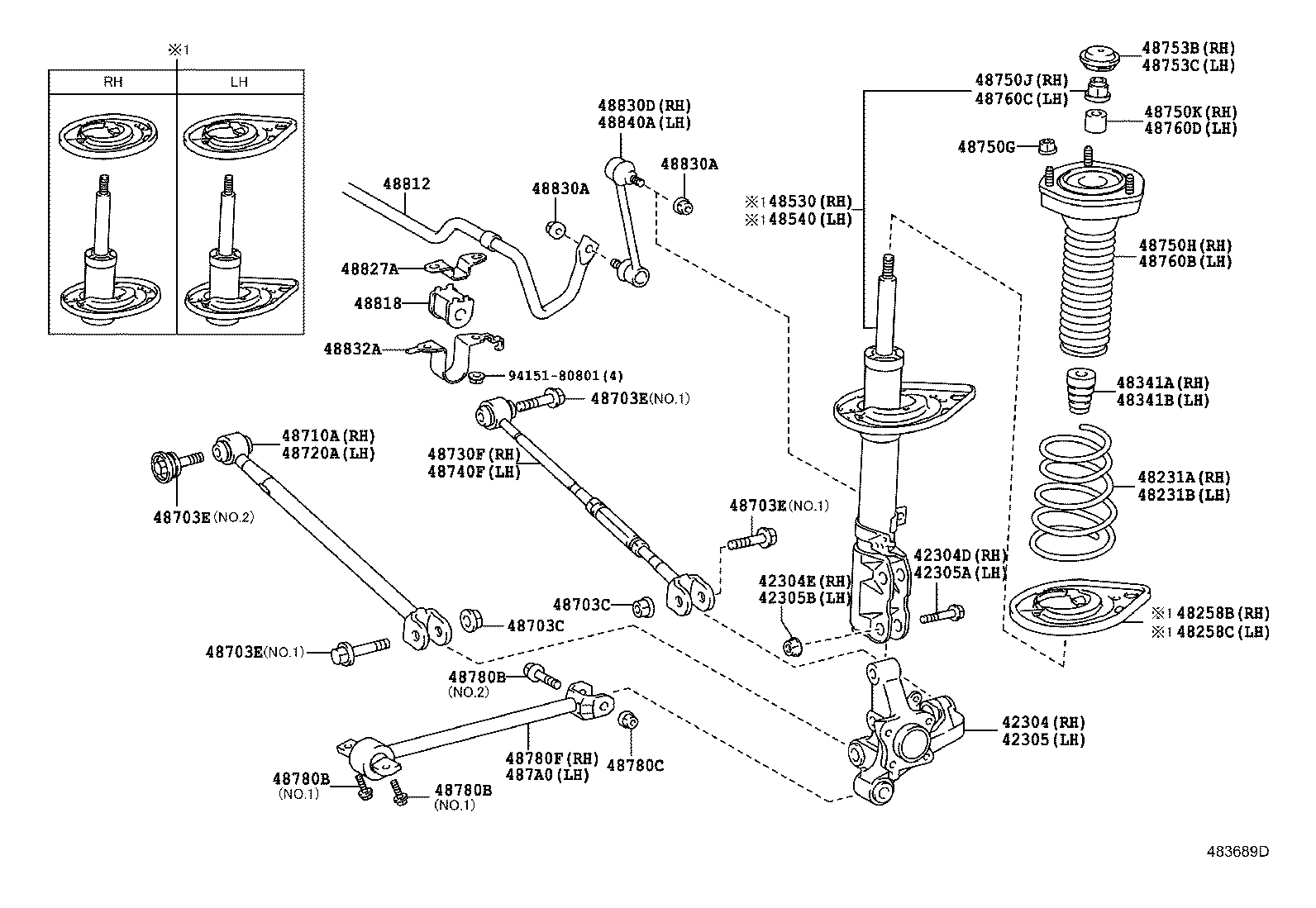 TOYOTA 48341-06050 - Амортизатор unicars.by