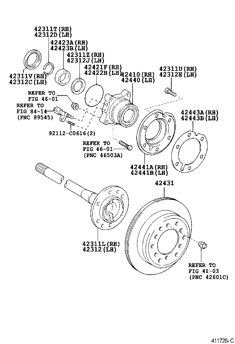 TOYOTA 9030183002 - Комплект подшипника ступицы колеса unicars.by