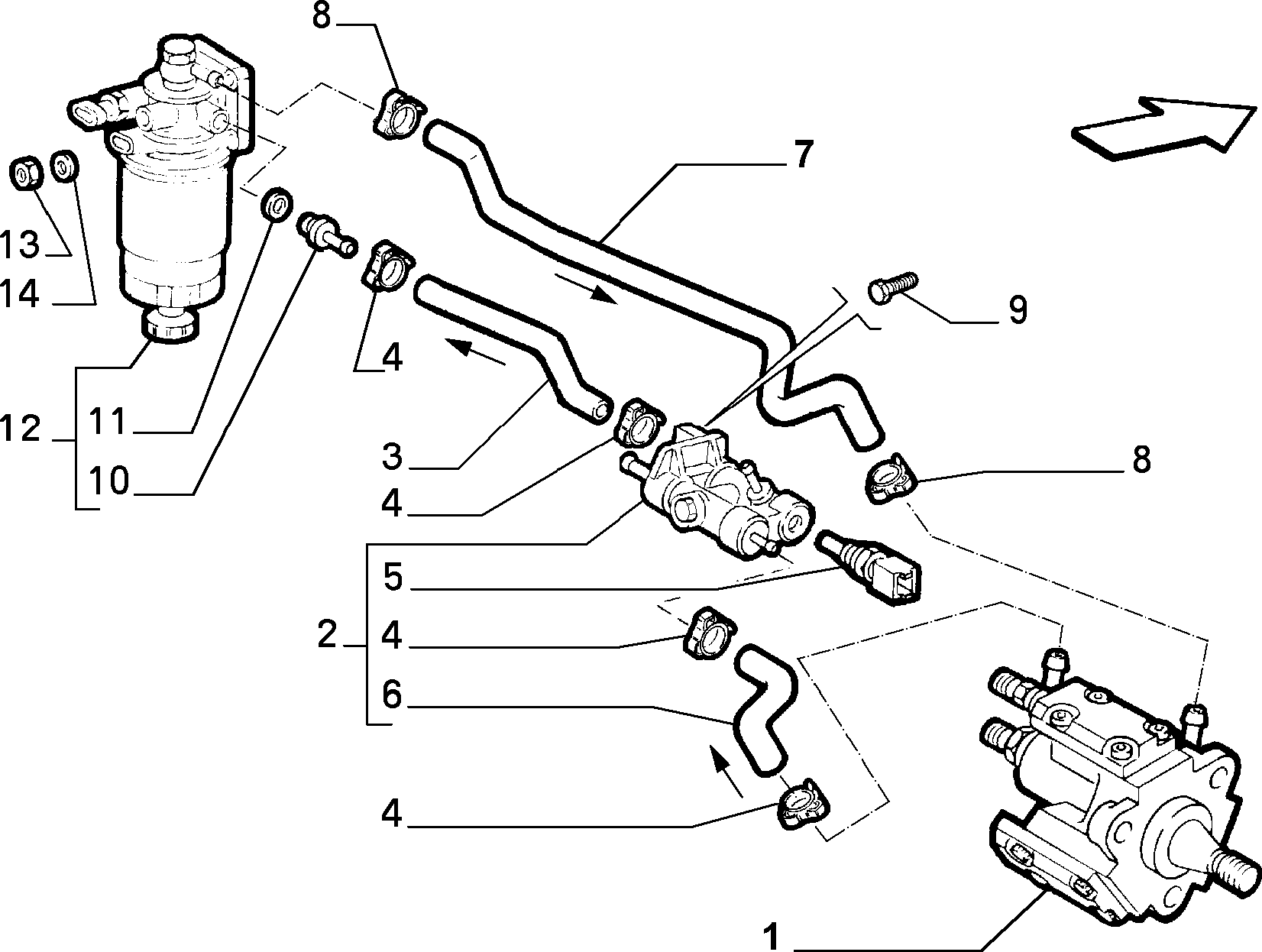 SAAB 46472179 - Датчик, температура охлаждающей жидкости unicars.by