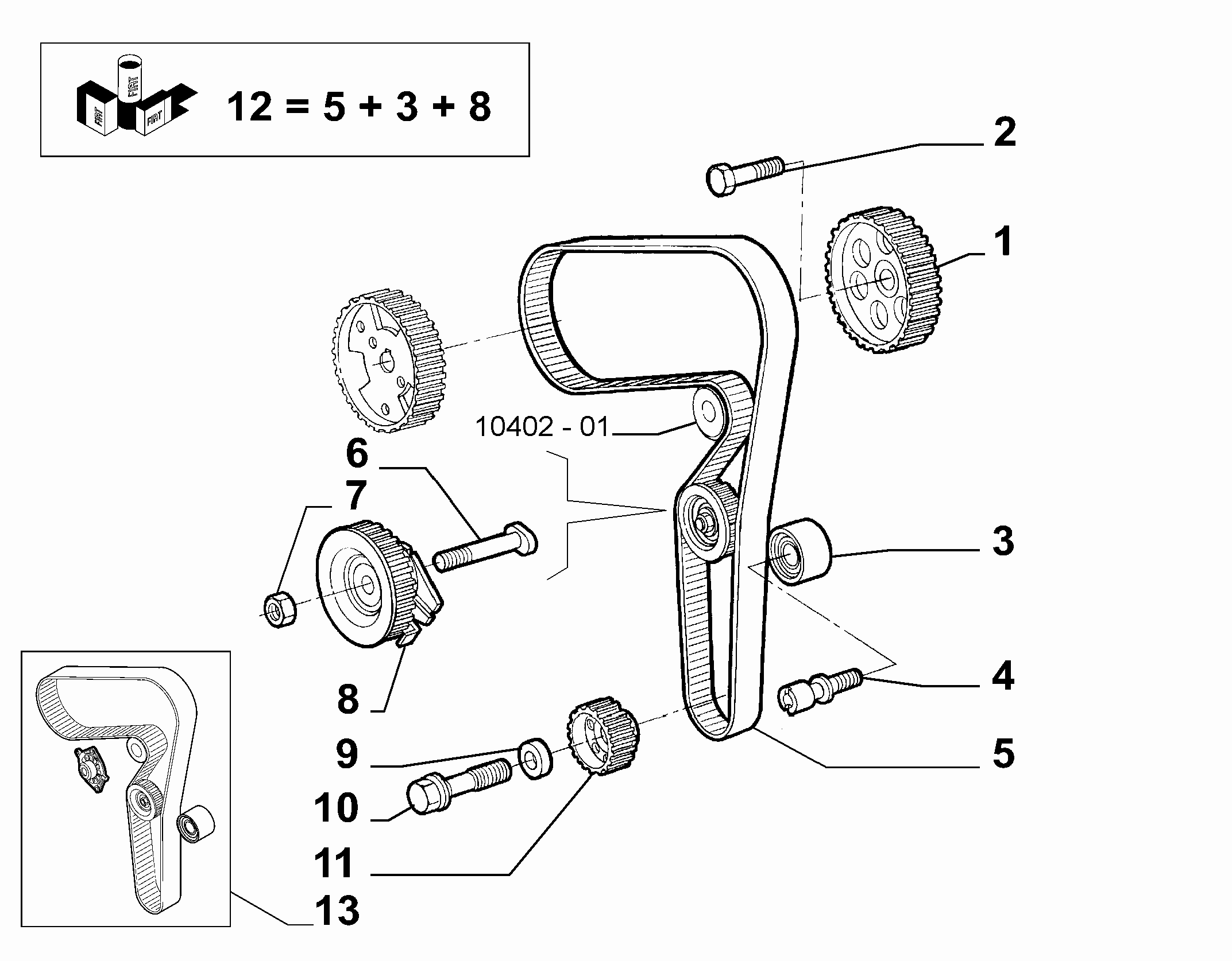 Opel 71731639 - Зубчатый ремень ГРМ unicars.by