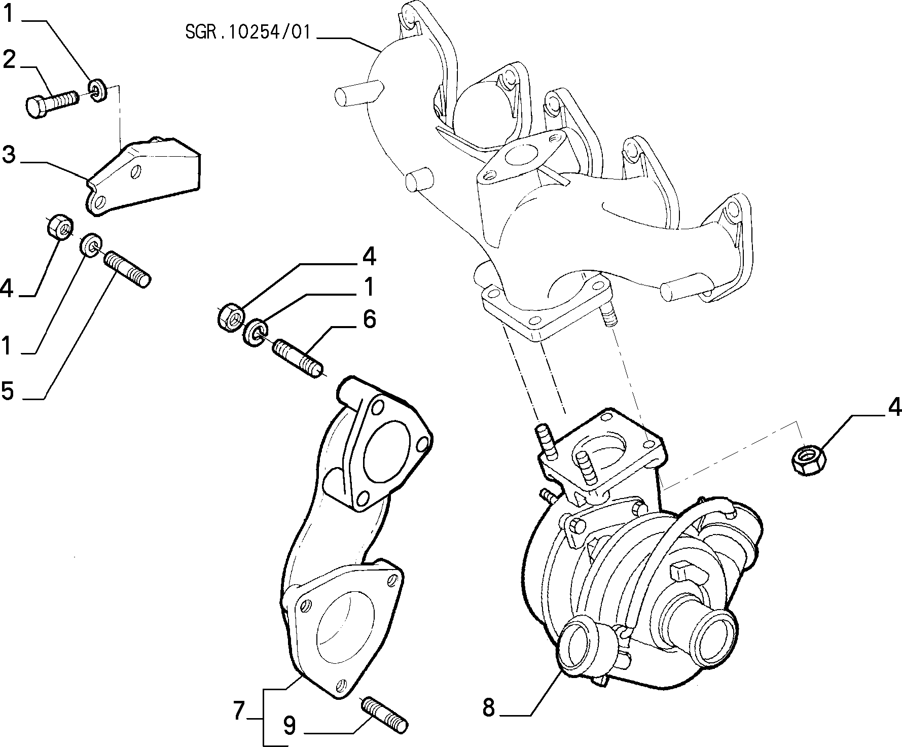 FIAT 46763888 - Турбина, компрессор unicars.by