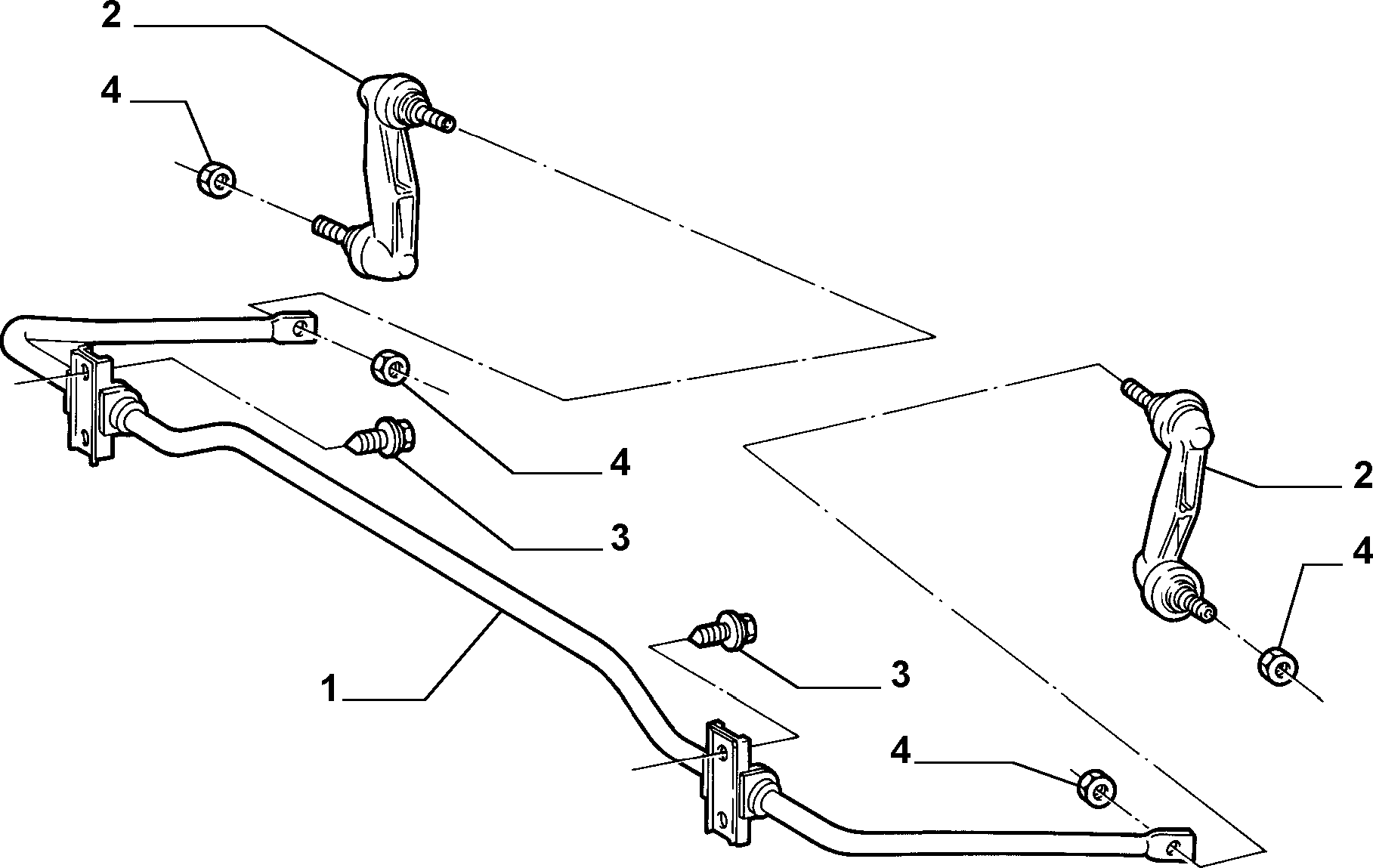 FIAT 50701813 - Тяга / стойка, стабилизатор unicars.by