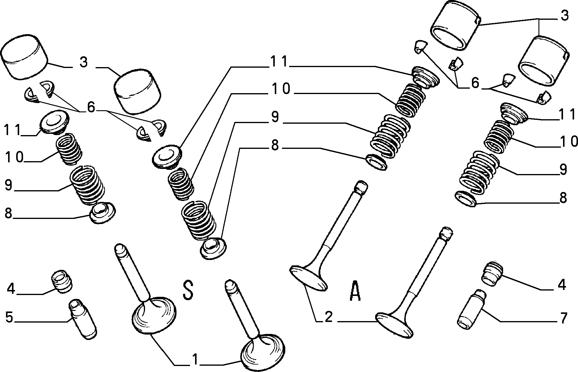 Alfa Romeo 7581344 - Уплотнительное кольцо, стержень клапана unicars.by