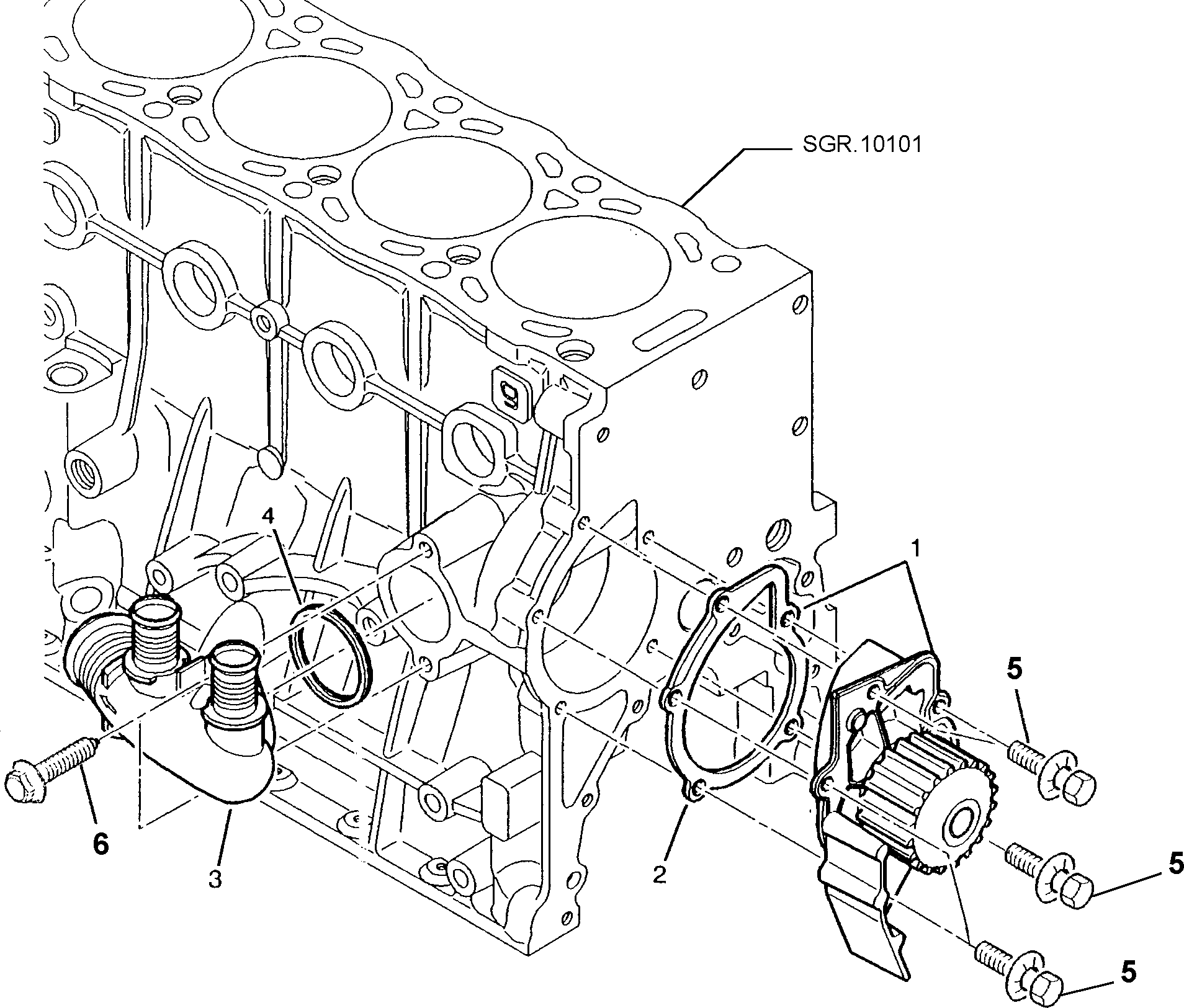 Alfarome/Fiat/Lanci 1609402380 - Водяной насос unicars.by