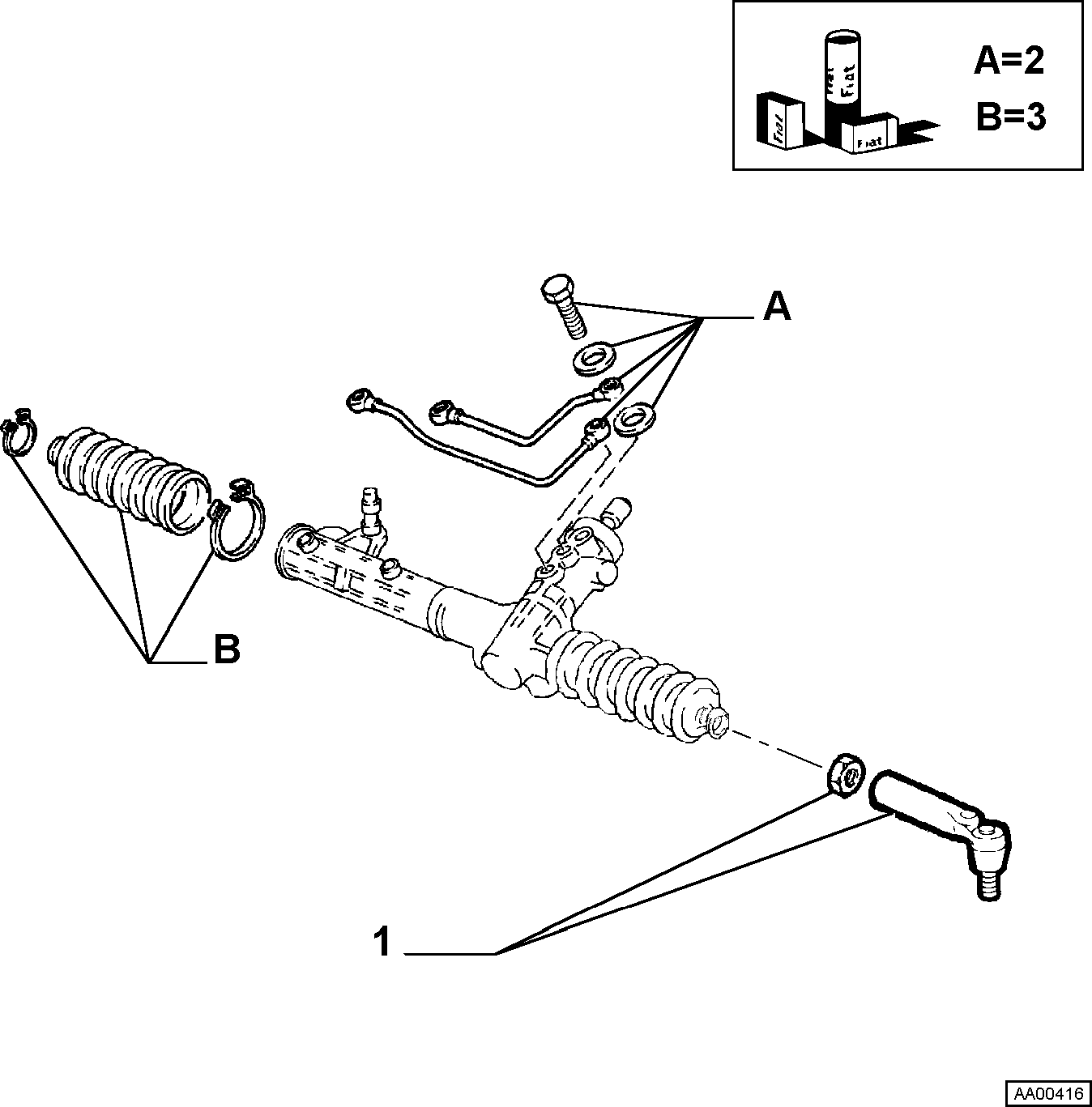 CITROËN/PEUGEOT 77362279 - Наконечник рулевой тяги, шарнир unicars.by