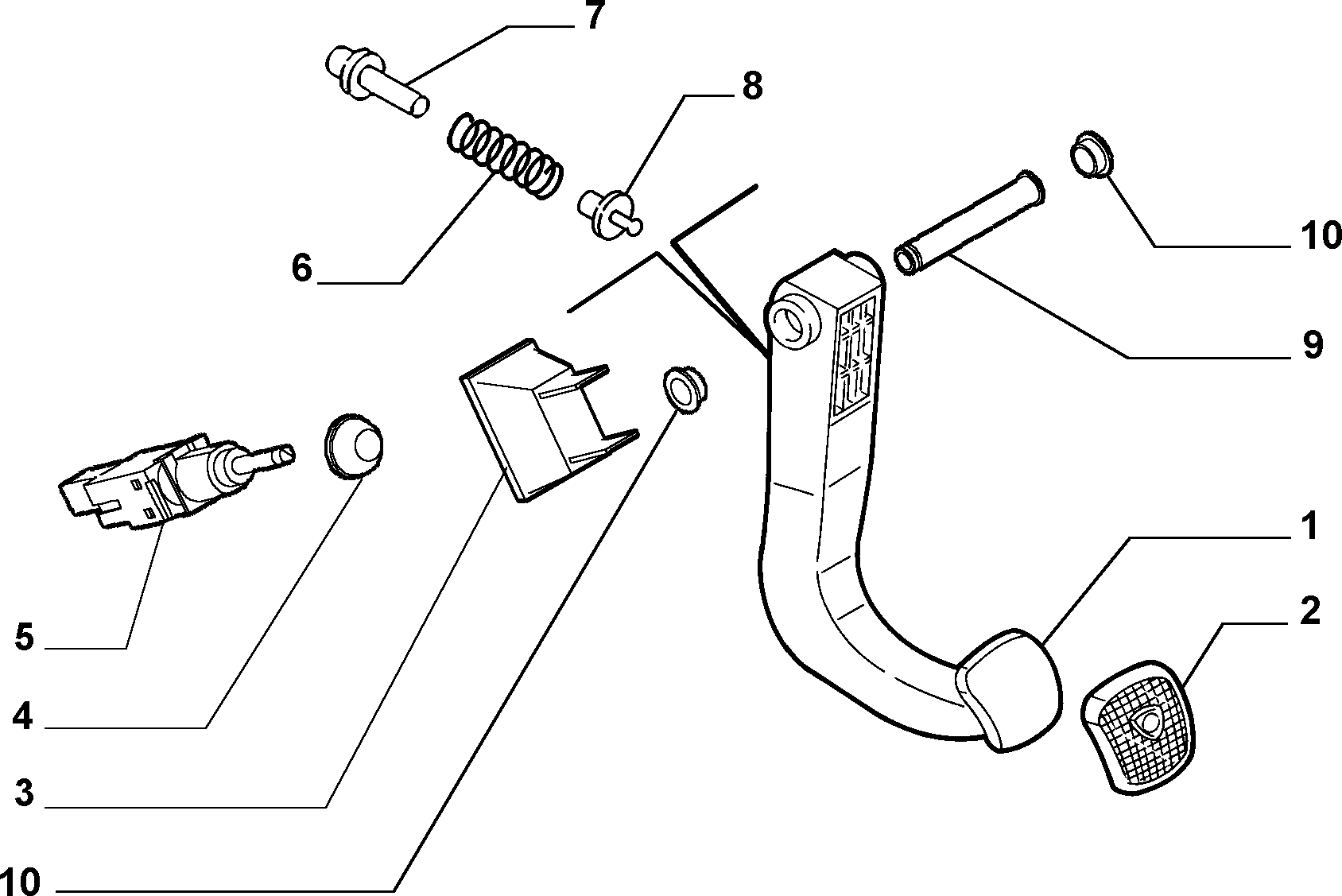 FIAT 46554494 - Направляющая гильза, система сцепления unicars.by