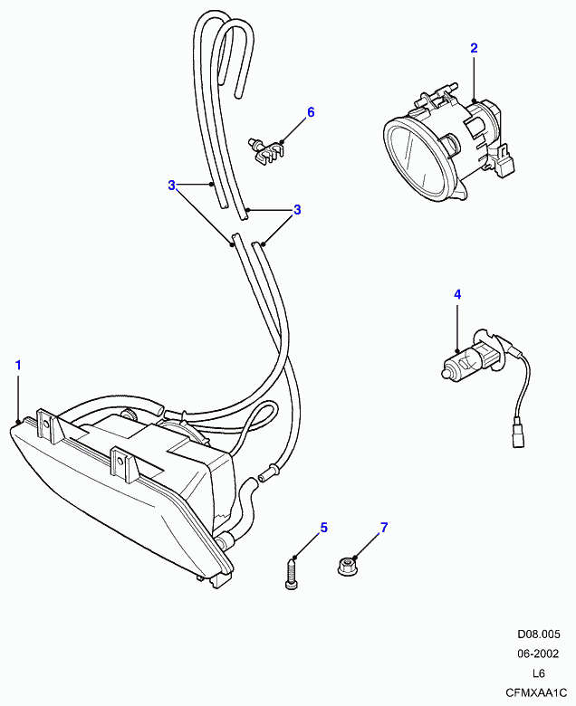 Land Rover XCD100030L - Лампа накаливания, фара заднего хода unicars.by