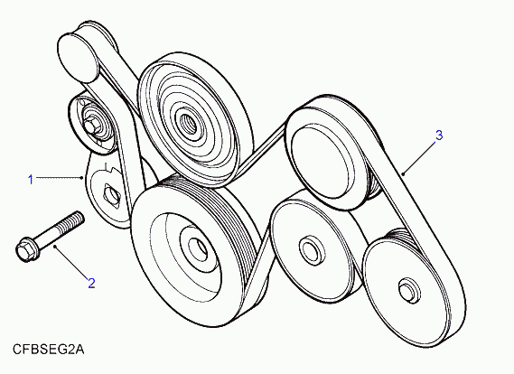 Land Rover PQS 1015 10 - Поликлиновой ремень unicars.by