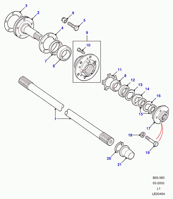 Rover 549473 - Комплект подшипника ступицы колеса unicars.by