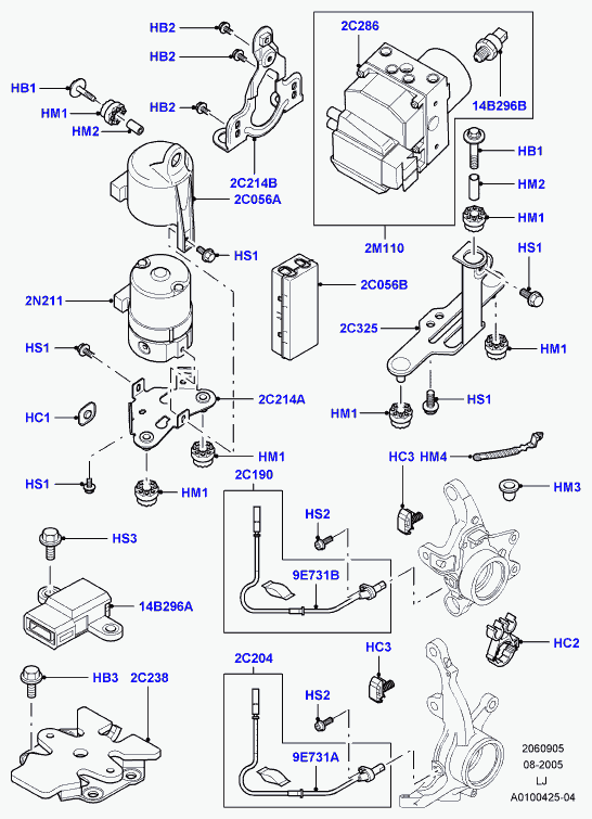 Rover SRB 0002 82 - Гидроагрегат, тормозная система unicars.by