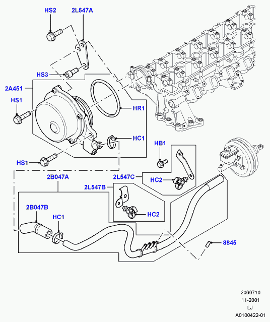 Rover 8510328 - Ring, To Vacuum Pump unicars.by