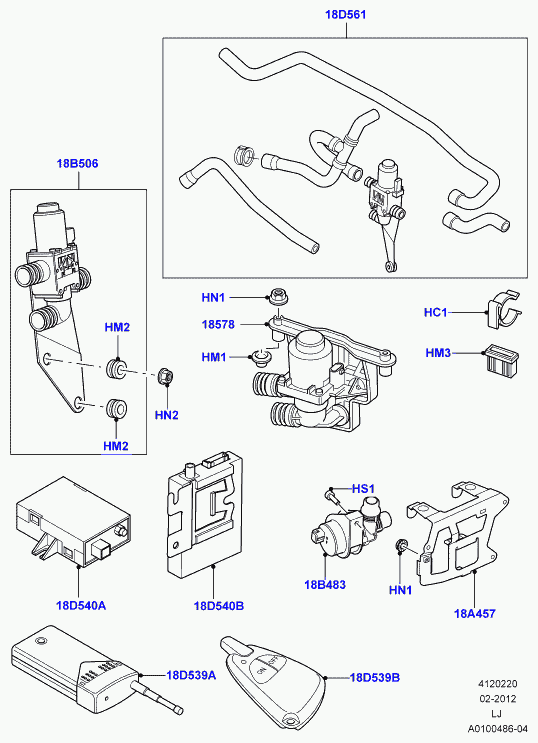 Land Rover JQD000020 - Заслонка отопителя unicars.by