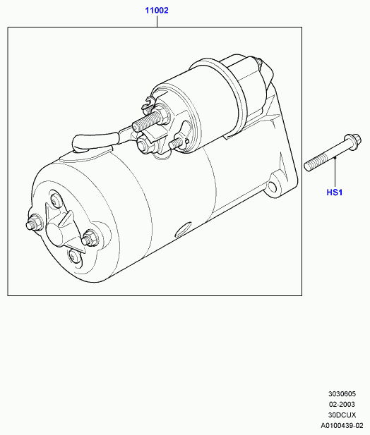 Rover NAD000090 - Стартер unicars.by