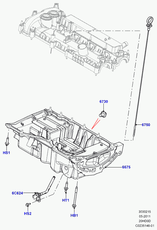 Land Rover LR 025048 - Резьбовая пробка, масляный поддон unicars.by