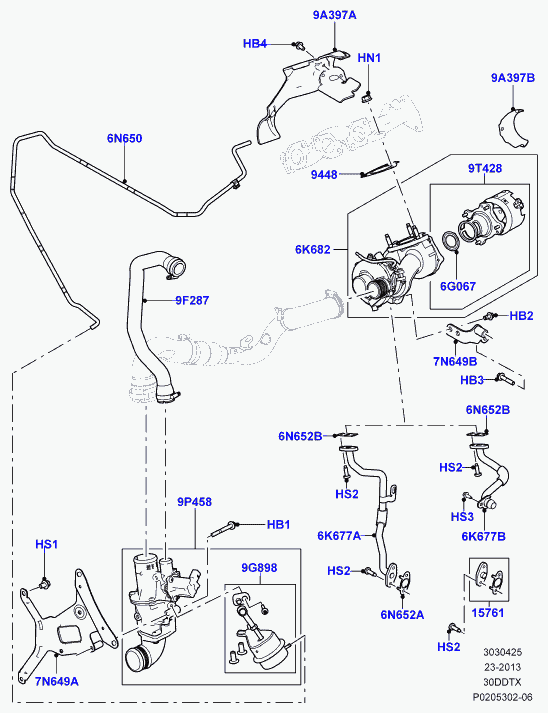 FORD LR038620 - Турбина, компрессор unicars.by