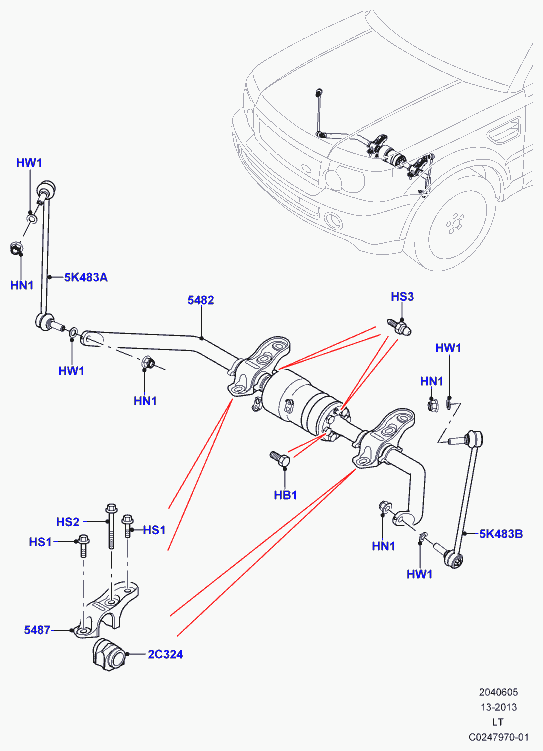 Jaguar RBM500140 - Рычаг подвески колеса unicars.by