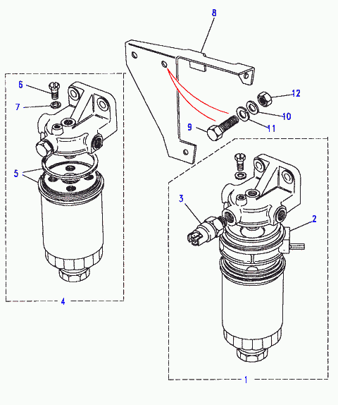 Rover NTC 1518 - Топливный фильтр unicars.by