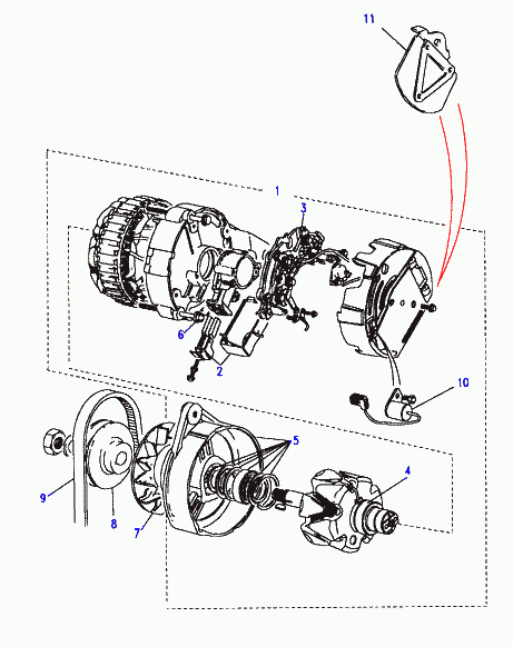 Rover ETC 7469 - Клиновой ремень, поперечные рёбра unicars.by