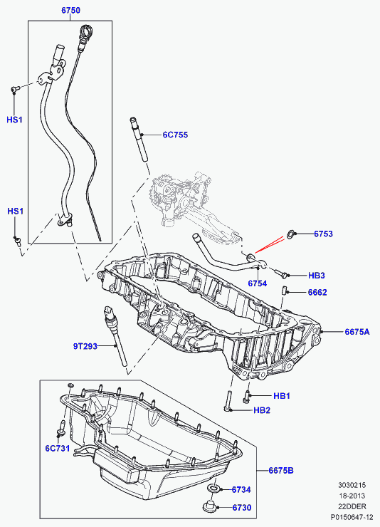 Jaguar LR004304 - Резьбовая пробка, масляный поддон unicars.by