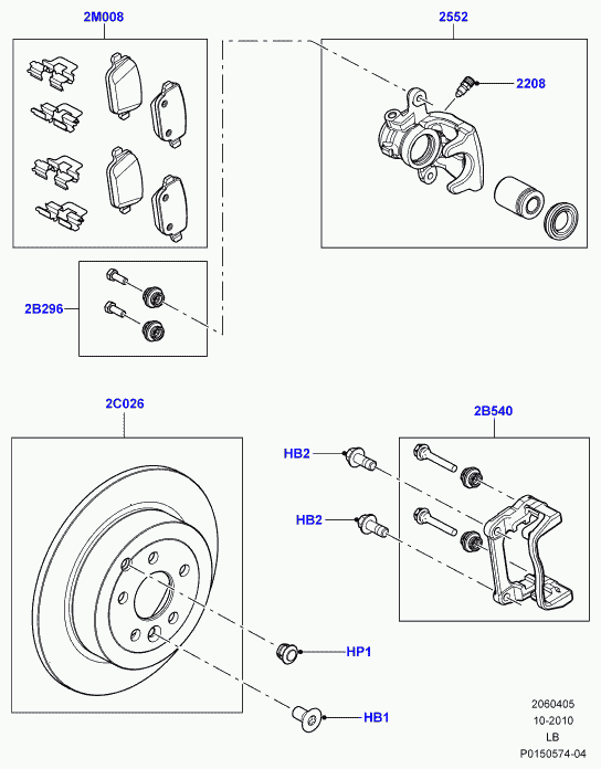 Lancia LR003657 - Тормозные колодки, дисковые, комплект unicars.by