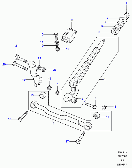 Land Rover NTC 6781 - Сайлентблок, рычаг подвески колеса unicars.by