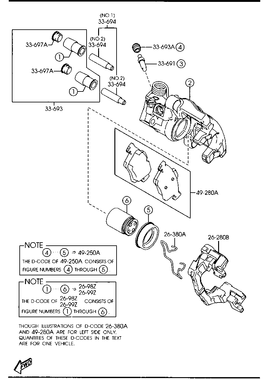 Infiniti C2Y3-26-48ZA - Тормозные колодки, дисковые, комплект unicars.by